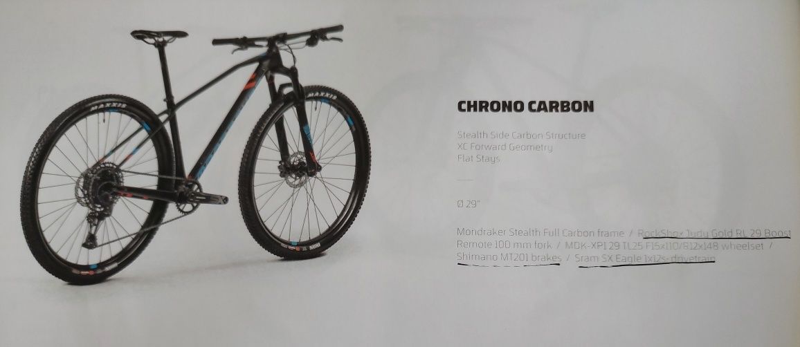 Mondraker Chrono Carbon - Tamanho L