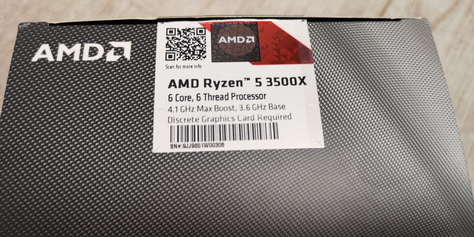 AMD Ryzen 5 3500x.