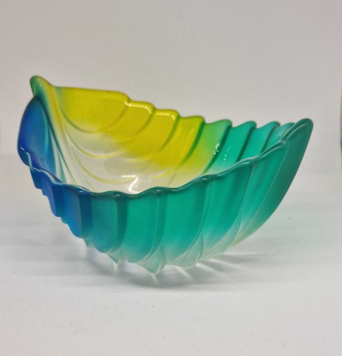 Misa na owoce w kształcie liścia, lata 70-te XX wieku, vintage