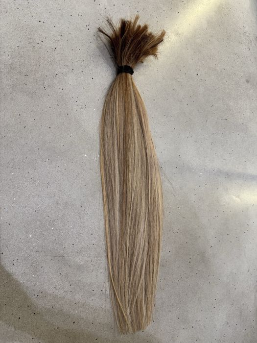 Wlosy naturalne slowianskie blond ombre 100 gram 50 cm