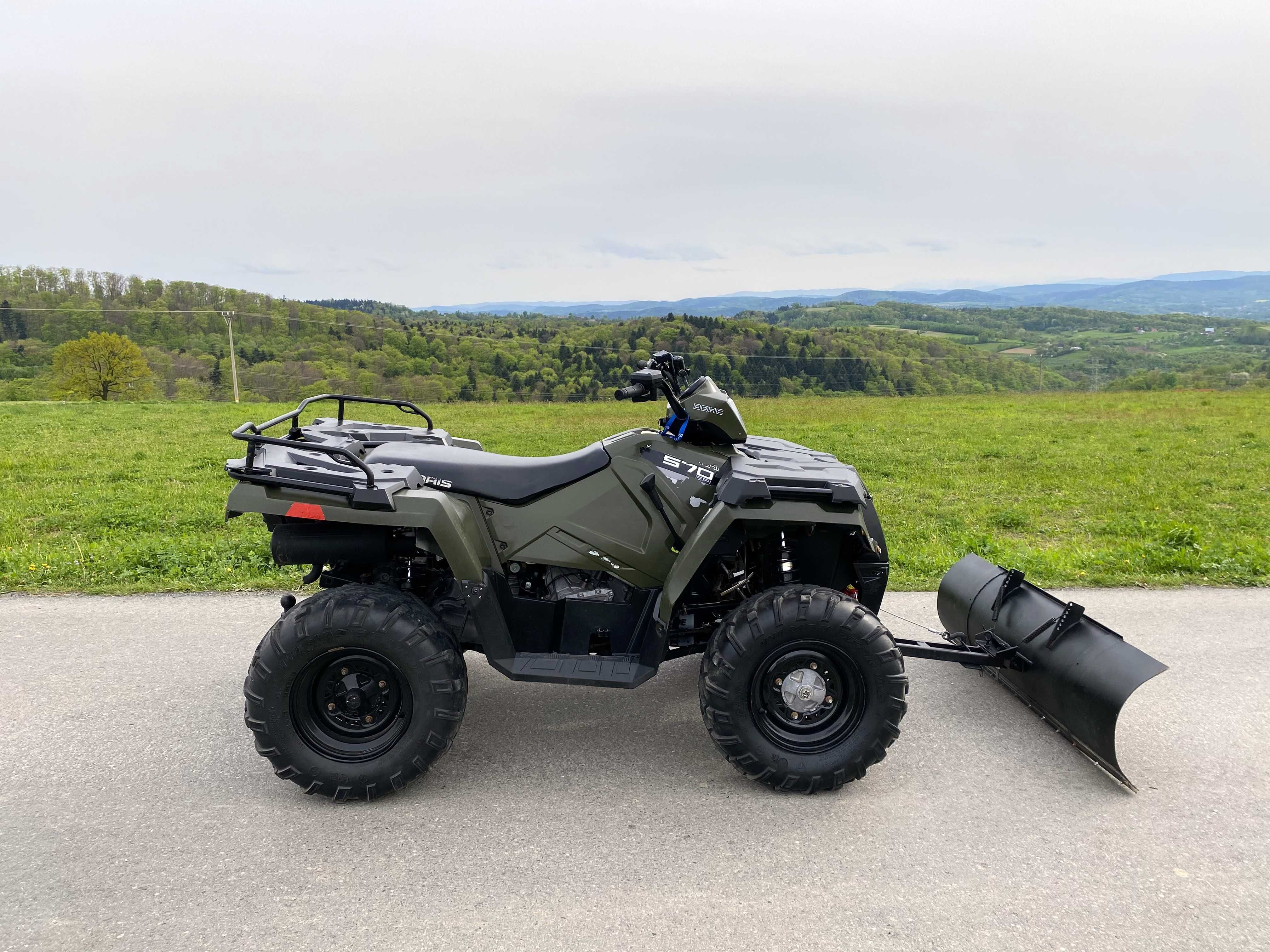 Quad Polaris Sportsman 570!!4x4!Rok 2015!!Super stan!!Pług!Wciągarka!!