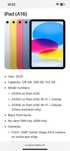 Ipad (A16) 128GB wi-fi RÓŻOWY pink