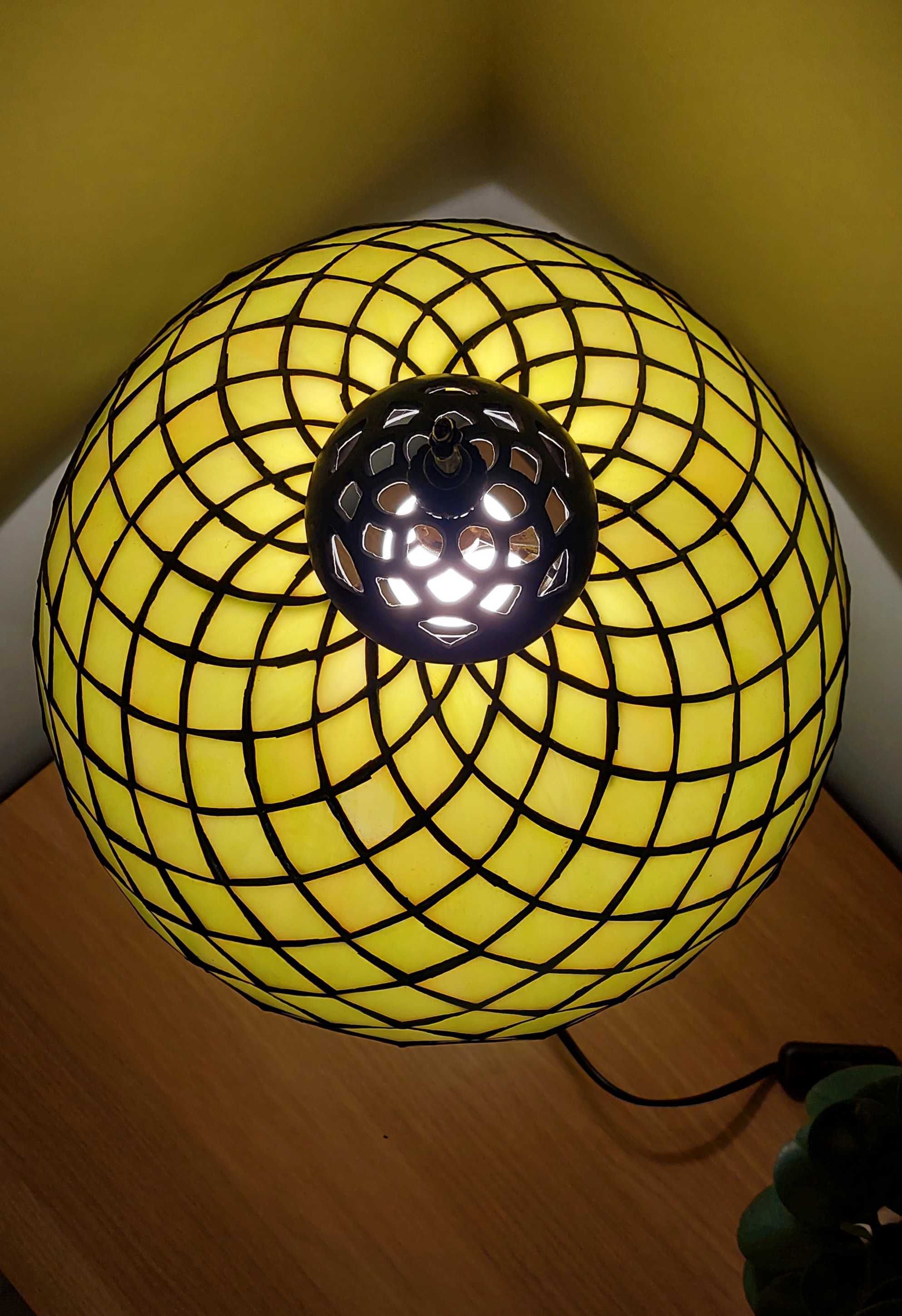 Lampa witrażowa, lampa nocna, lampa gabinetowa