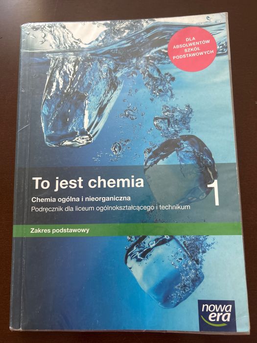 To Jest Chemia 1. Zakres podstawowy Nowa Era.