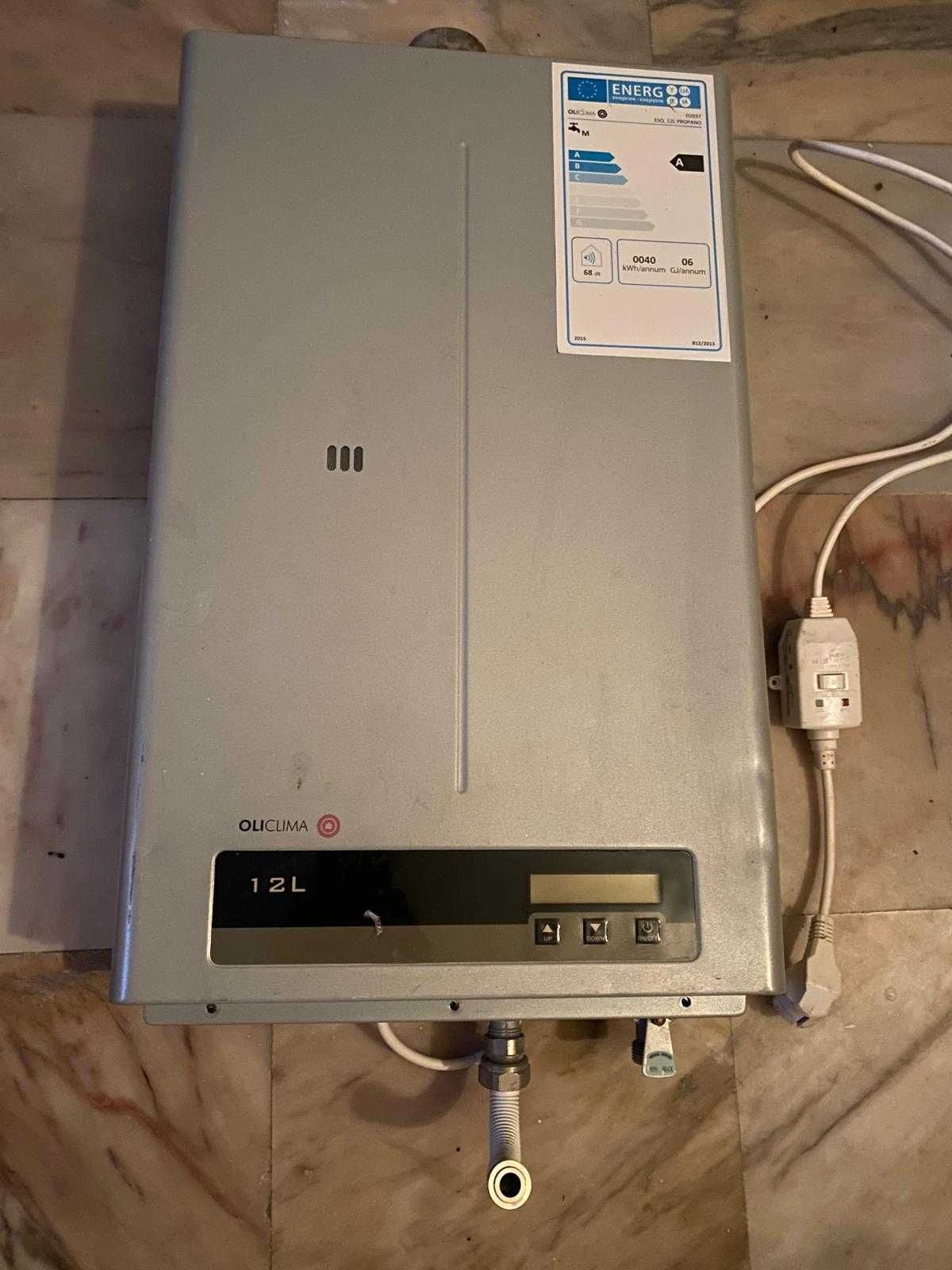 Esquentador OliClima Ventilado/Estanque 12 Litros