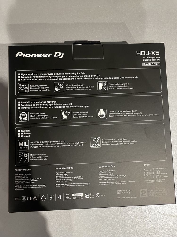 Навушники Pioneer HDJ-X5