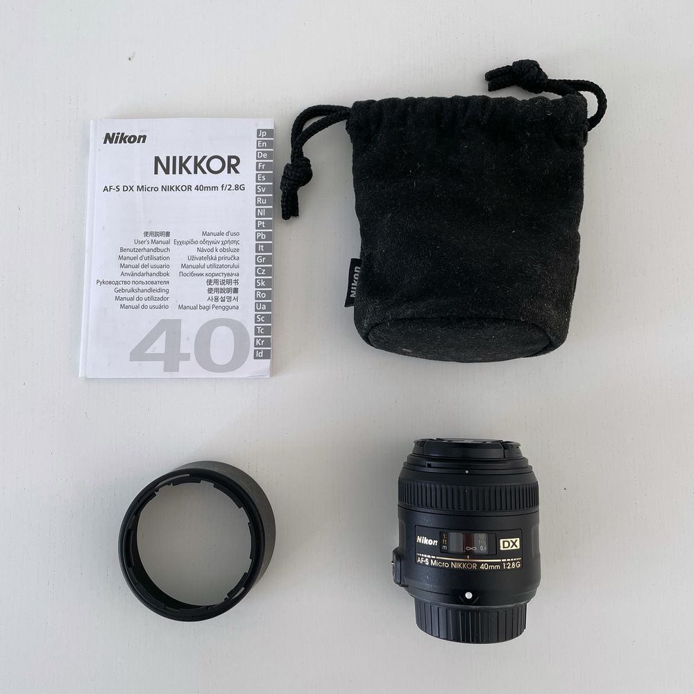 Nikon AF-S DX Micro 40mm F/2.8G - Como Nova