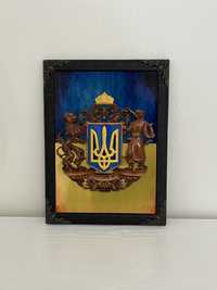 Плакетка герб україни ручна робота