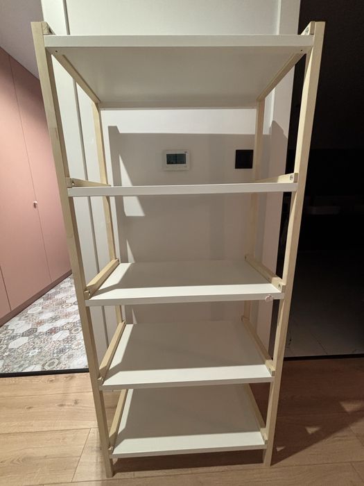 Regał otwarty biały