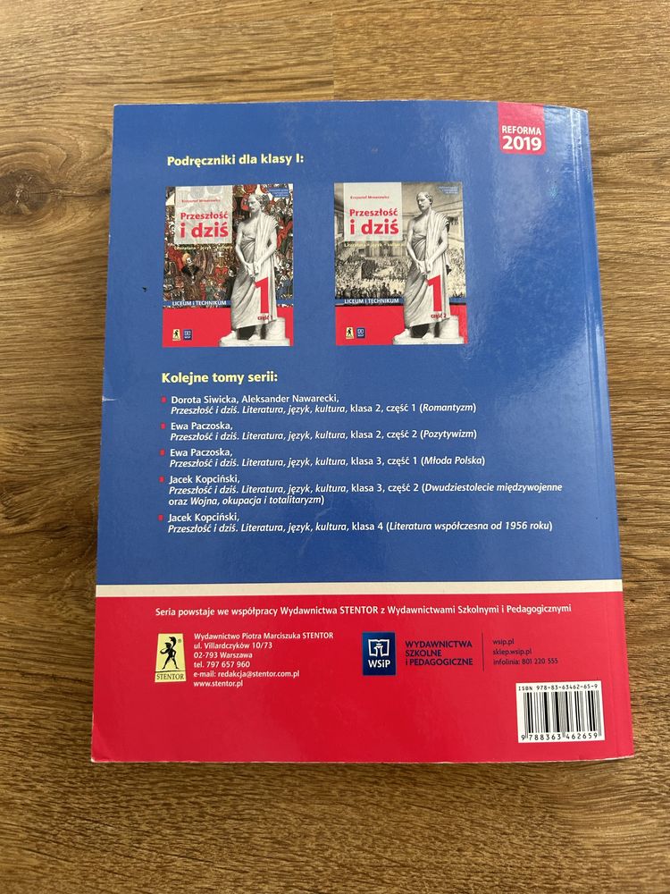 Przeszłość i dziś, podręcznik do liceum i technikum część 1