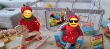 Parque infantil em casa para bebés/crianças