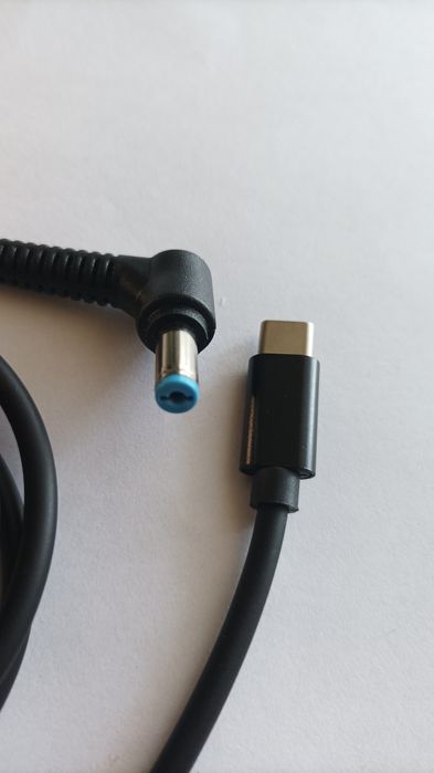 Шнур для зарядки ноутбука от повербанка USB c PD