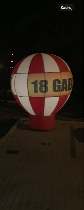 Balon reklamowy podswietlany