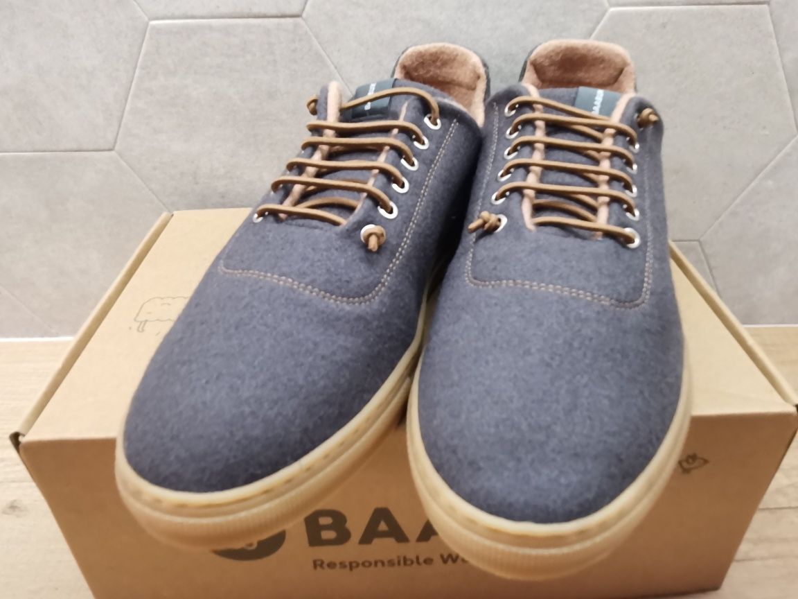 Trampki wełniane sneakersy Baabuk 40 merino