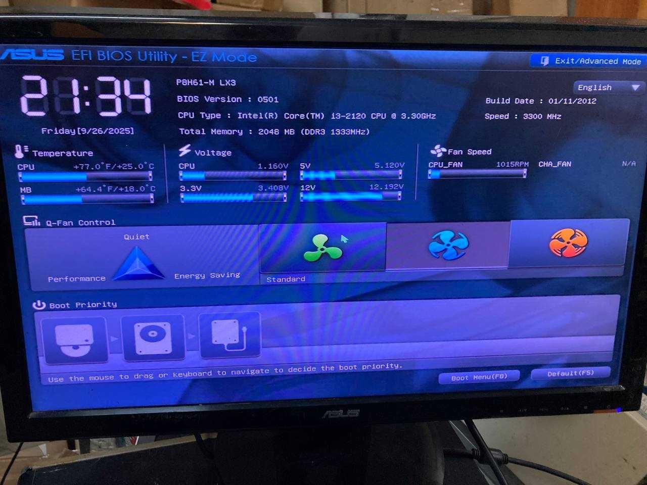 Комп'ютер/ ПК/ системний блок Intel i3-2120, 2 gb DDR3, 160 HDD
