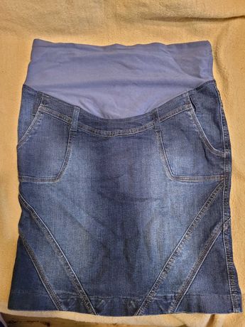 Spódnica ciążowa jeansowa - L