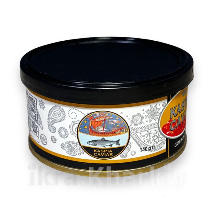 Икра красная горбуши "KASPIA CAVIAR" Германия (ключ + крышка)