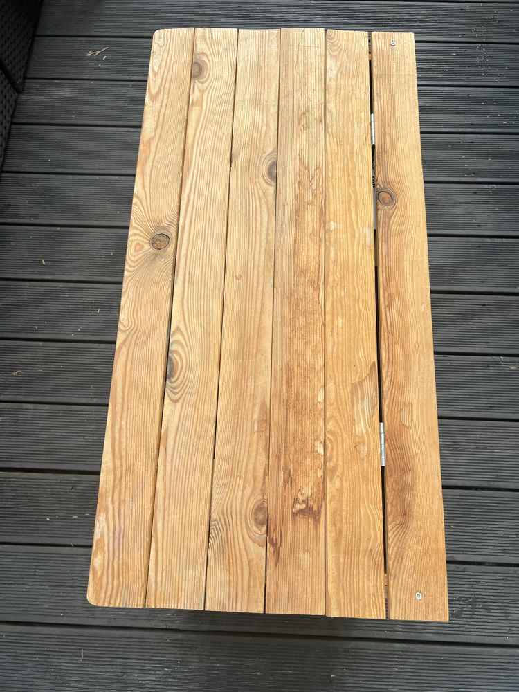 Skrzynia drewniana z klapą balkon ogród