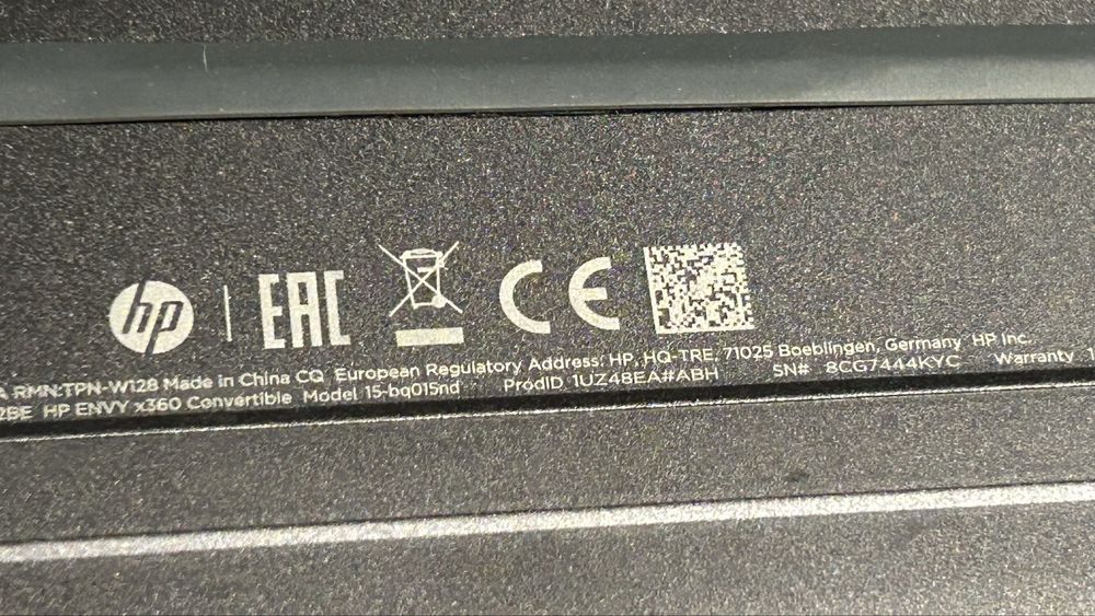 Sprzedam laptop uszkodzony envy x360 15m