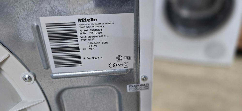Suszarka MIELE TMB540 WP ECO  pompa ciepła A++ SUPER OKAZJA