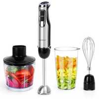 Aigostar Buckle blender ręczny zestaw 4w1, Ze stali nierdzewnej 1000W