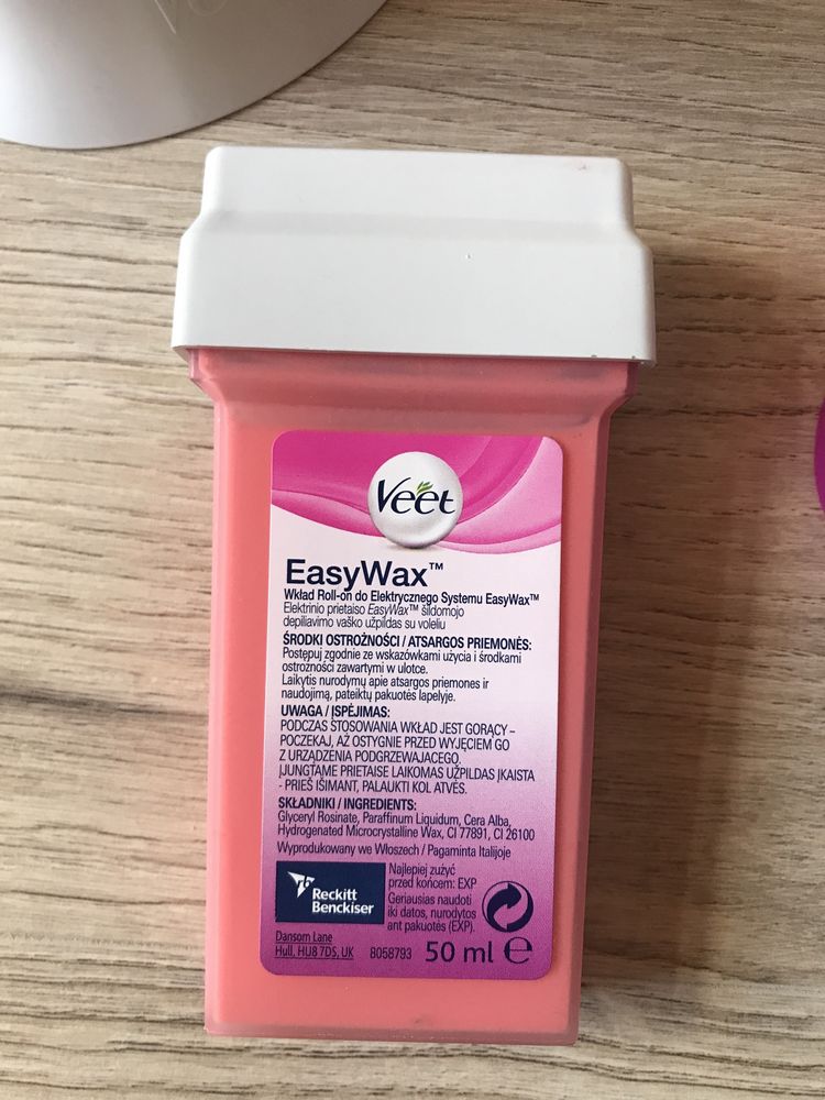 *Veet EasyWax*zestaw do depilacji ciepłym woskiem*