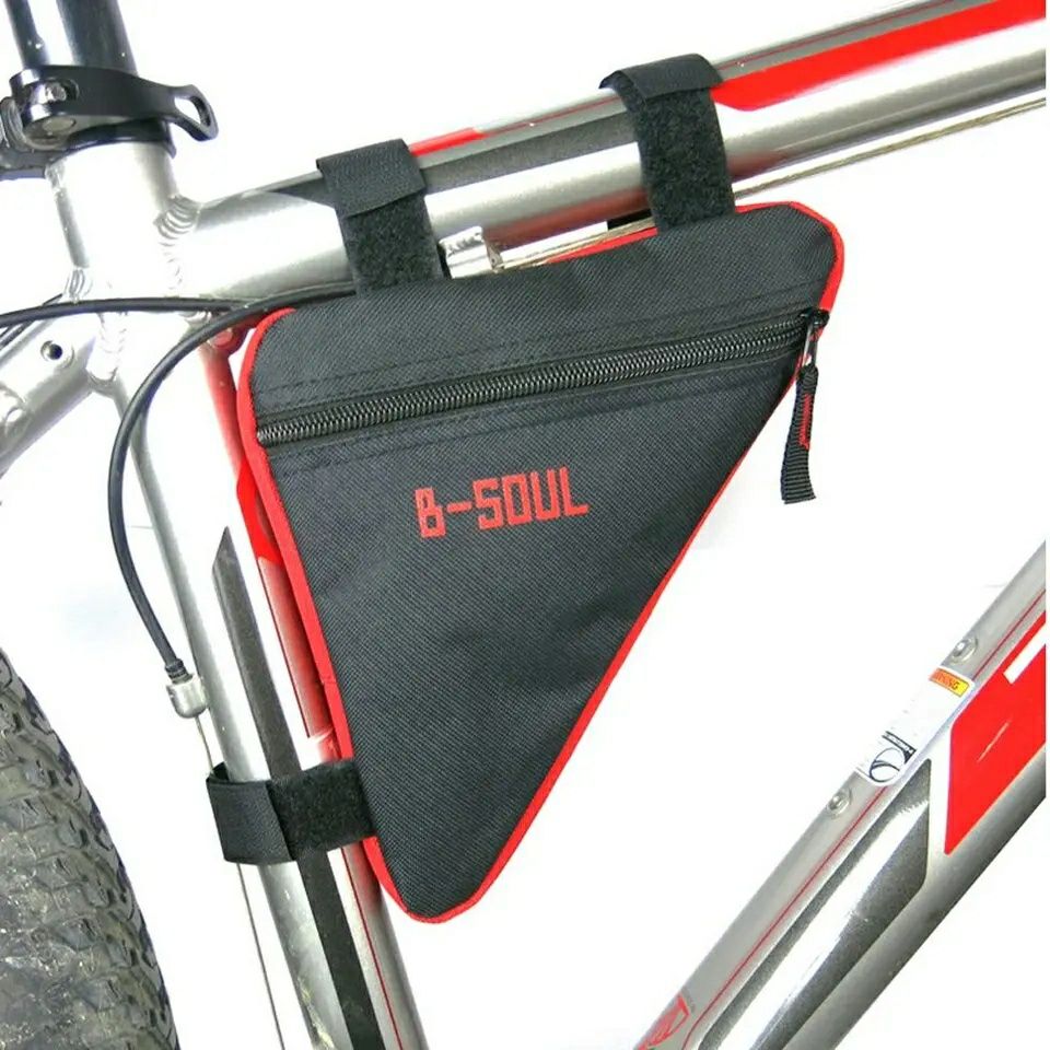 Вело сумка на раму B-SOUL треугольная подрамная сумка на велосипед