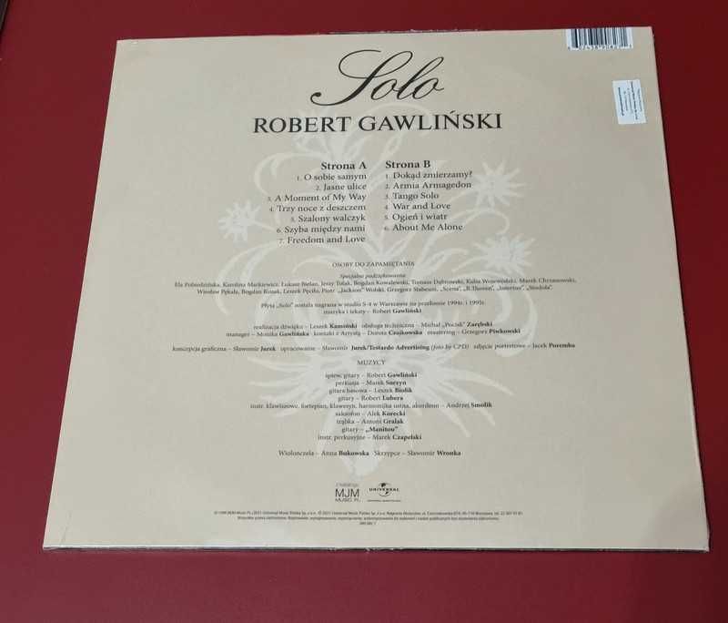 Robert Gawliński Solo winyl