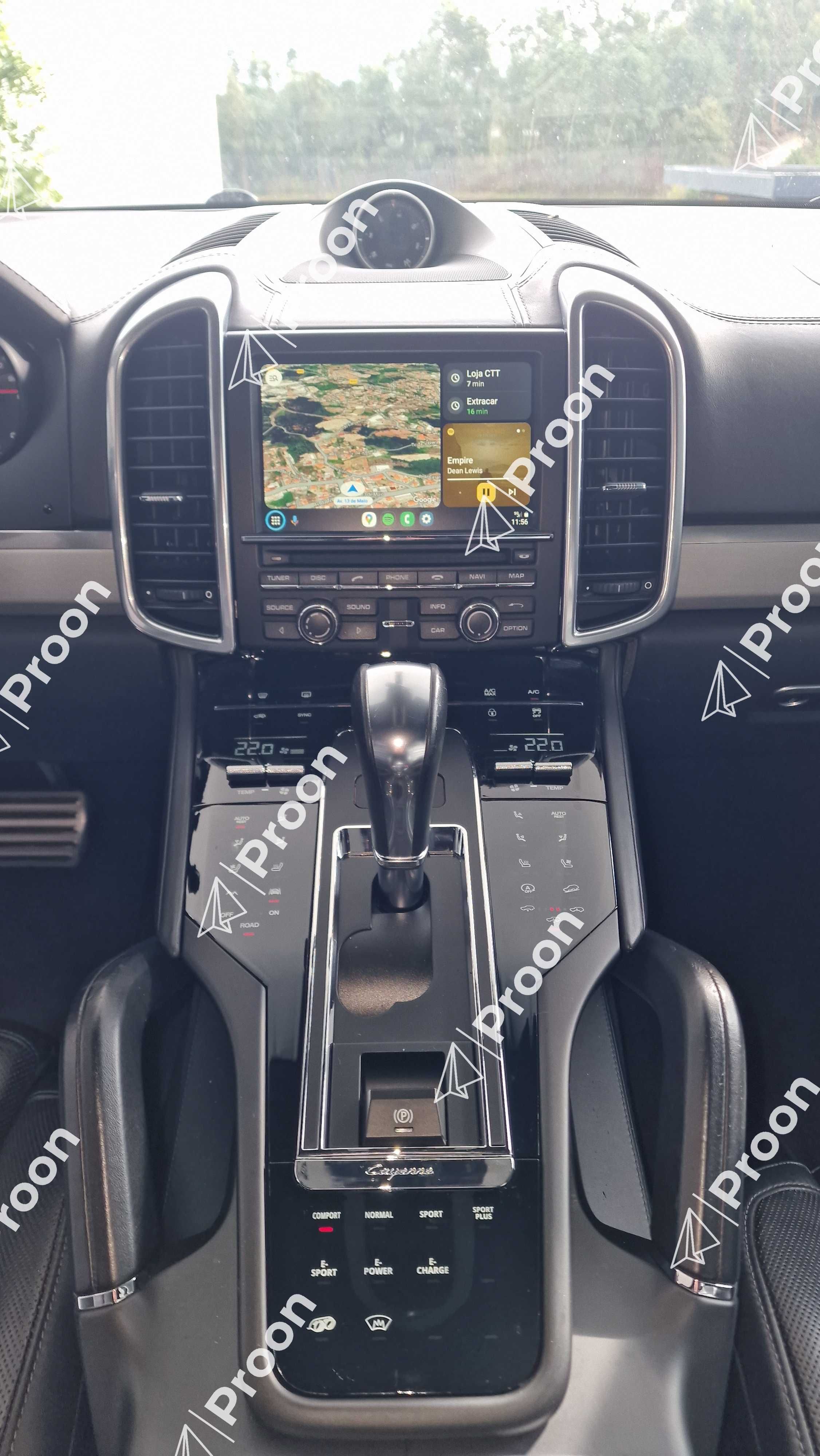 Porsche carplay android auto rádio Panamera Cayenne Cayman Macan 911