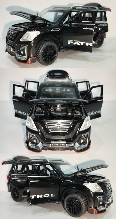 NISSAN PATROL модель 1:24 ТМ АвтоЕксперт Металл, звук, свет.