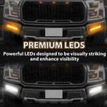 Ford F-150 Raptor 2017- 20 F150 LED DRL w/ Turn Signal Halogeny