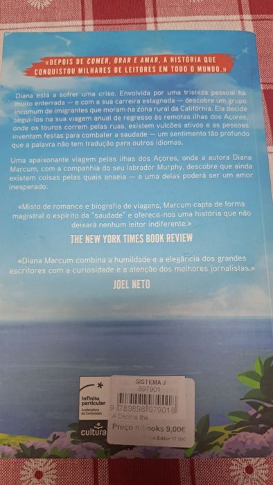 Vendo  livro "A Décima Ilha" de Diana Marcum.
