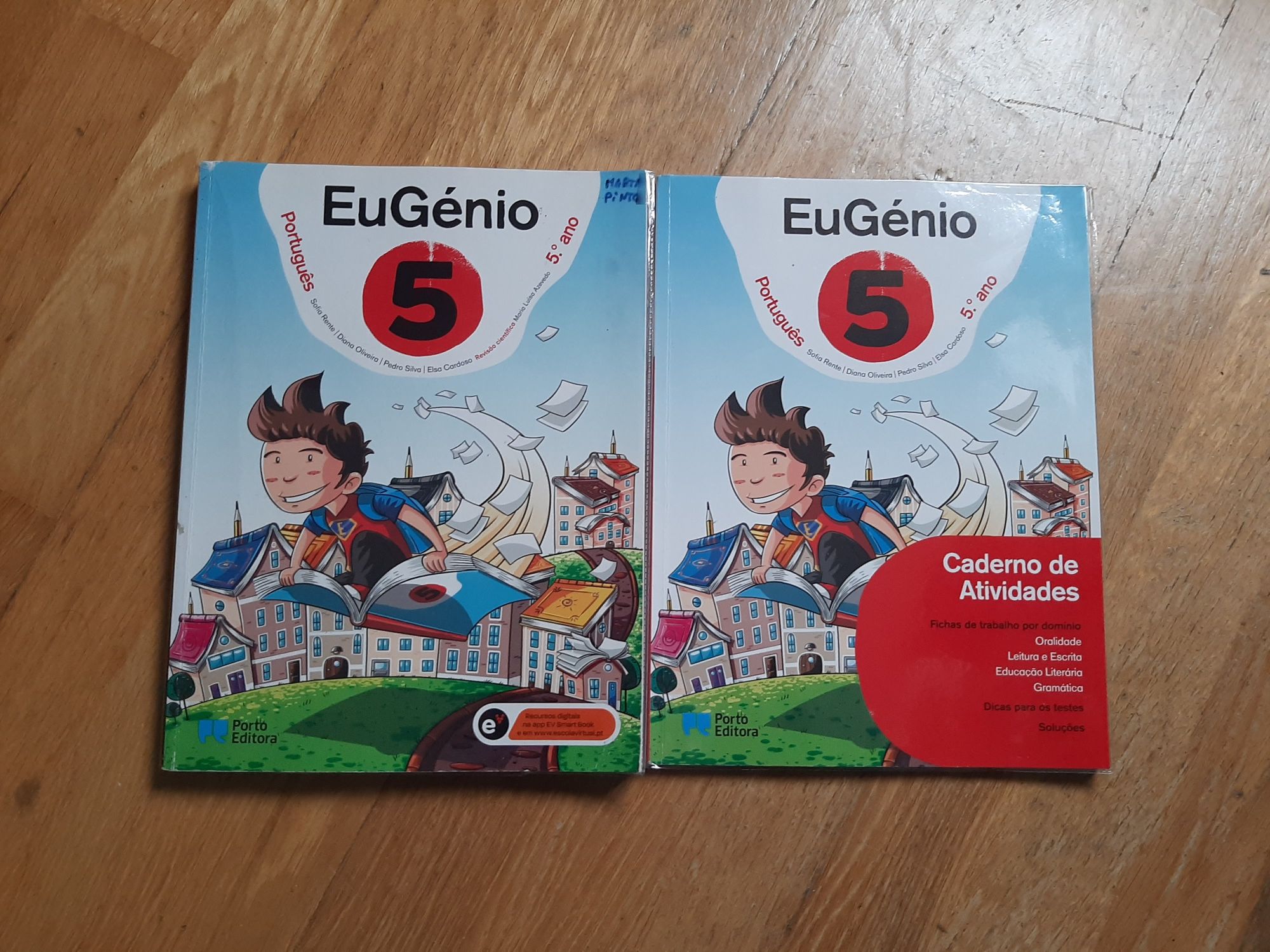 Manual e Caderno de atividades "EuGenio" Portugues 5ano