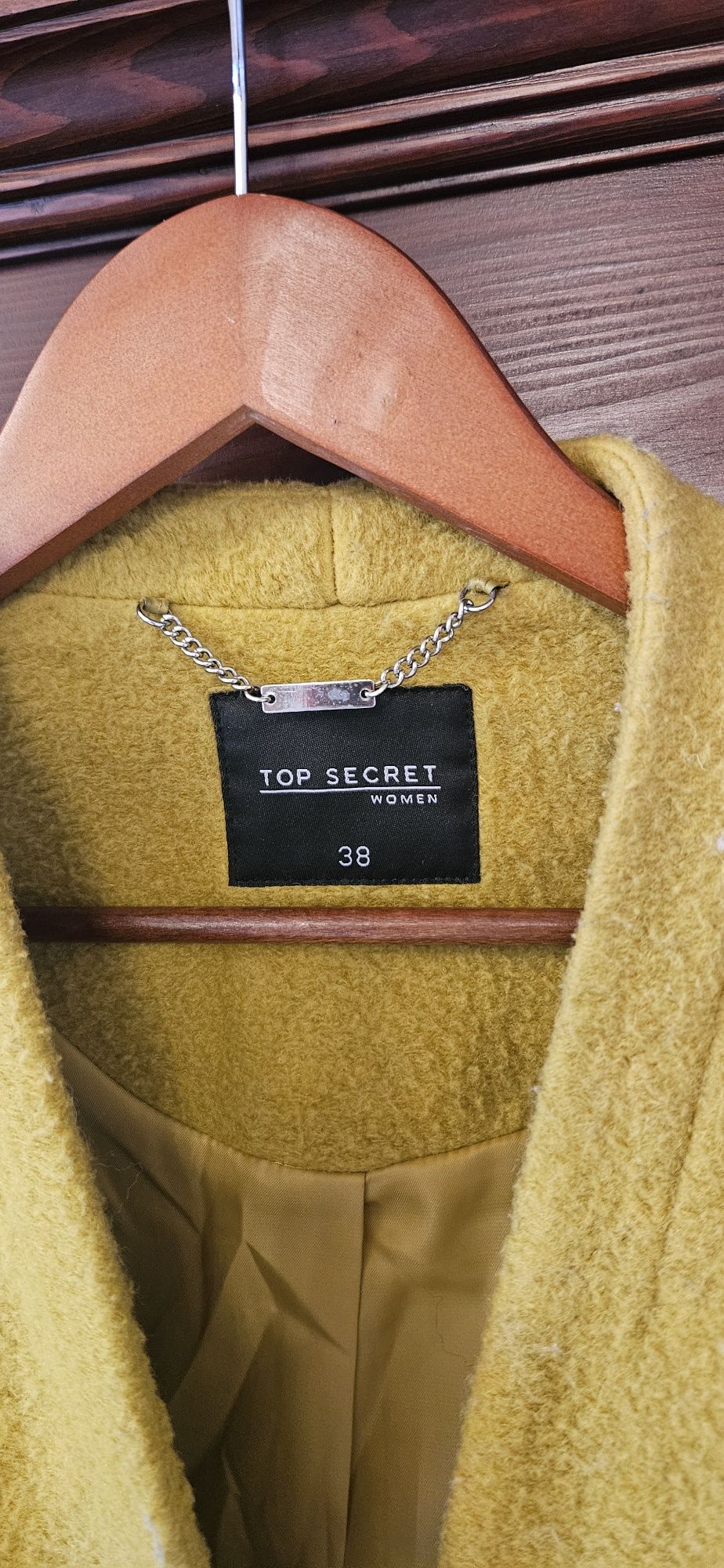 Płaszcz oliwkowy Top Secret rozmiar 38