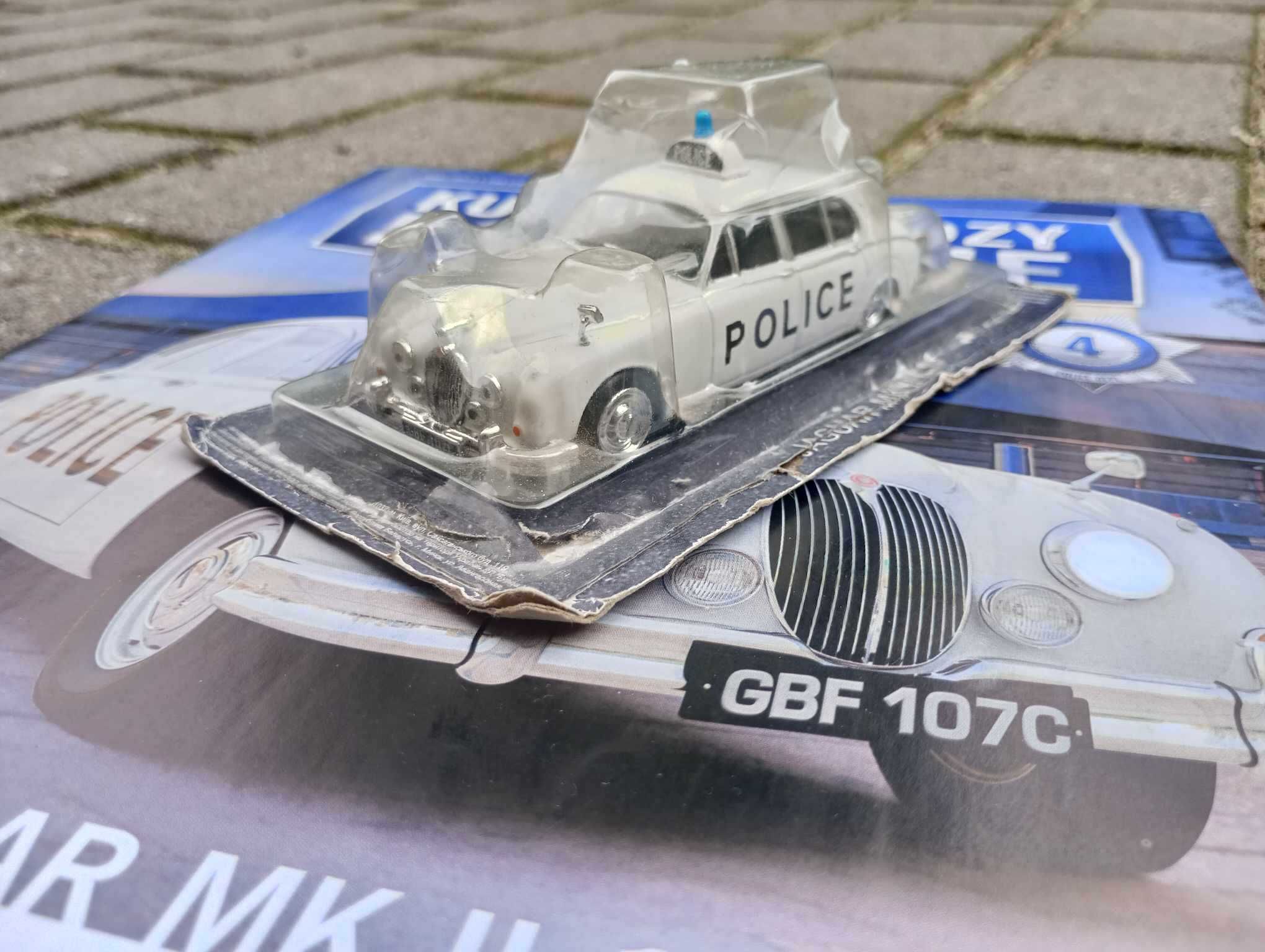 JAGUAR MK II model Deagostini 1/43 kultowe wozy policyjne policja 1:43