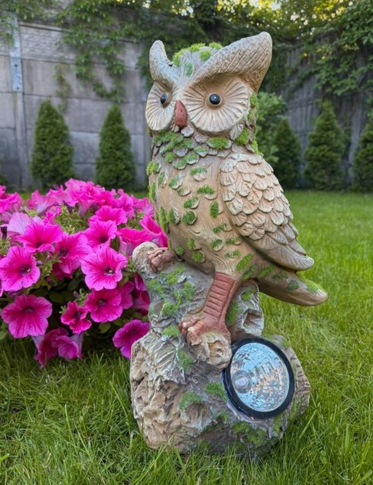 Sowa Ceramiczna Dekoracyjna o Wysokości 50cm