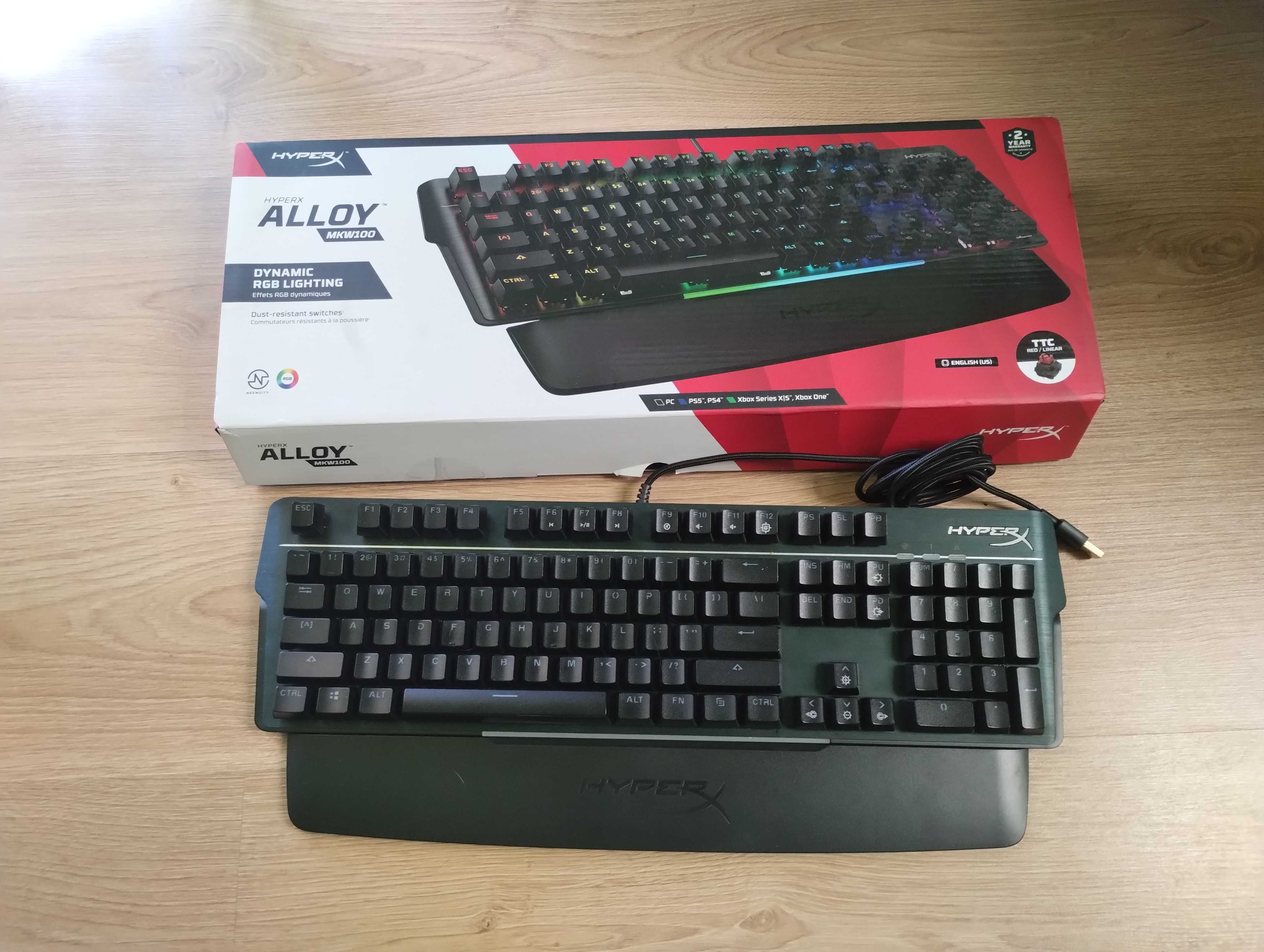 Klawiatura gamingowa HyperX Alloy MKW100