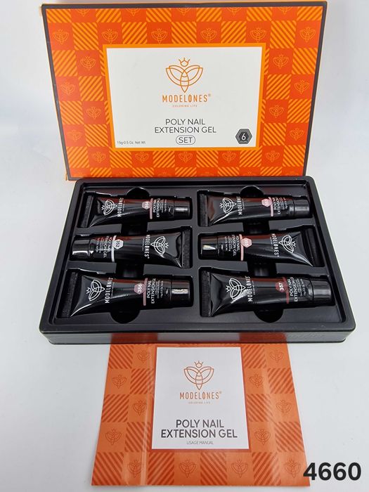 Lakier do paznokci żelowy 6 sztuk. (4660-27)