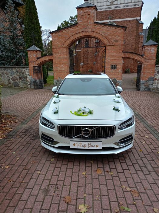 Auto do ślubu volvo s90 limuzyna