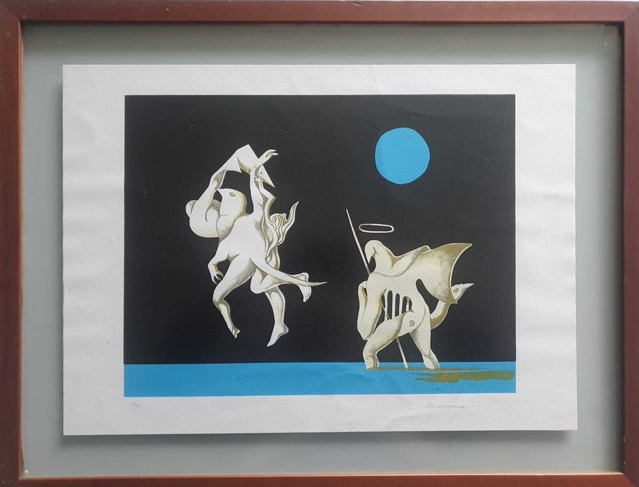 2 serigrafias surrealistas