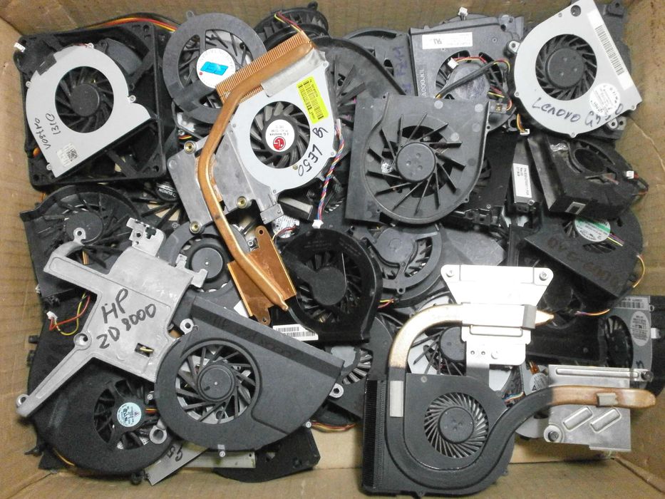 Кулер для ноутбука Asus Toshiba Acer Samsung Dell Lenovo HP Fujitsu