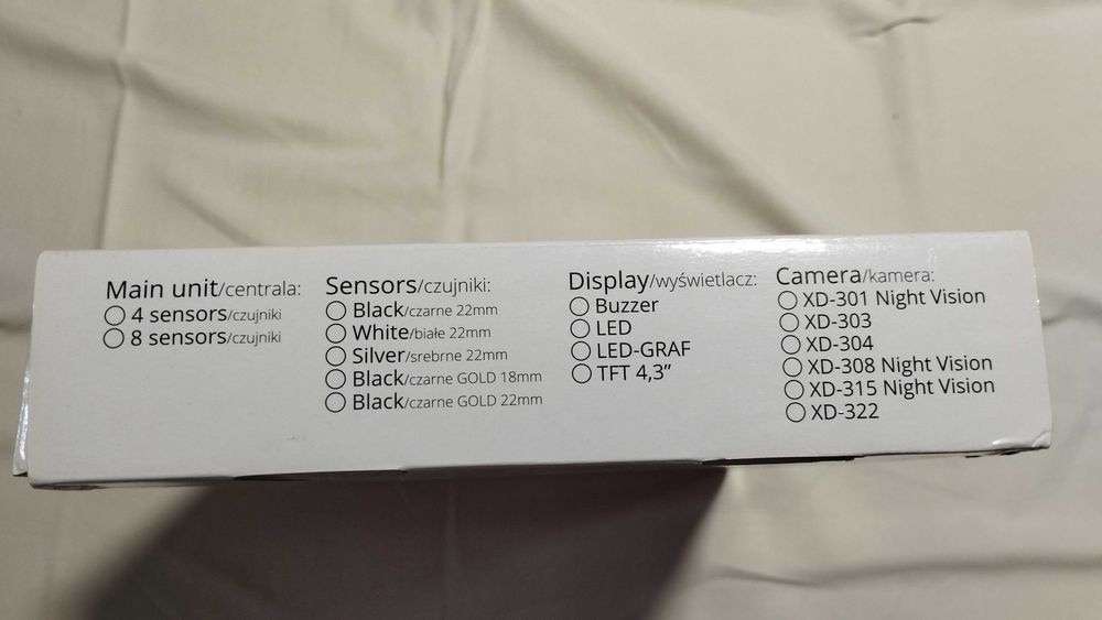 Zestaw czujników parkowania. Parking assistant system. Amio