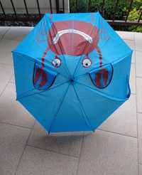 Parasolka dla dzieci z krabem, z uszami, z dinozaurami stan dobry