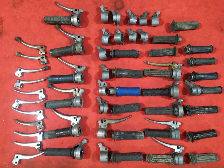 Ручка газу та перемикання передач на мопед Верховина, Рига, Карпати.