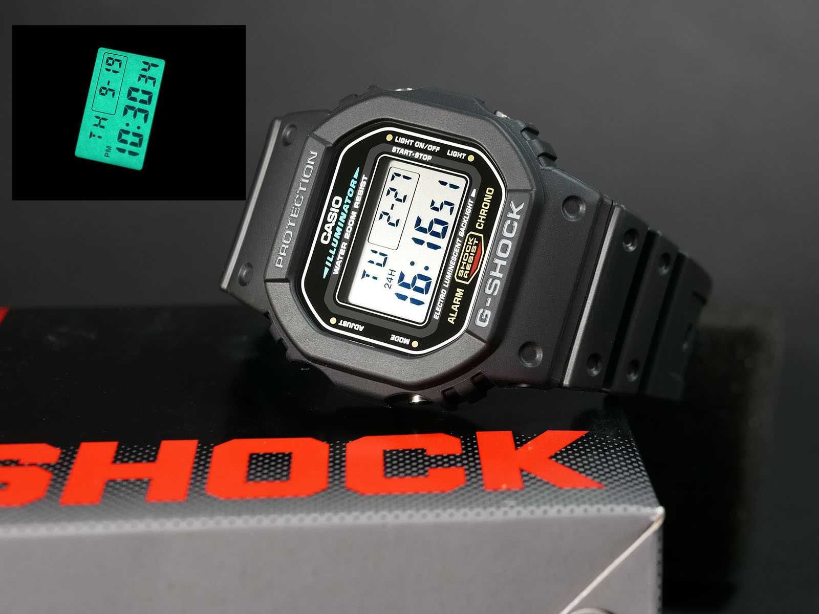Casio DW-5600E-1V EL G-Shock (Original)