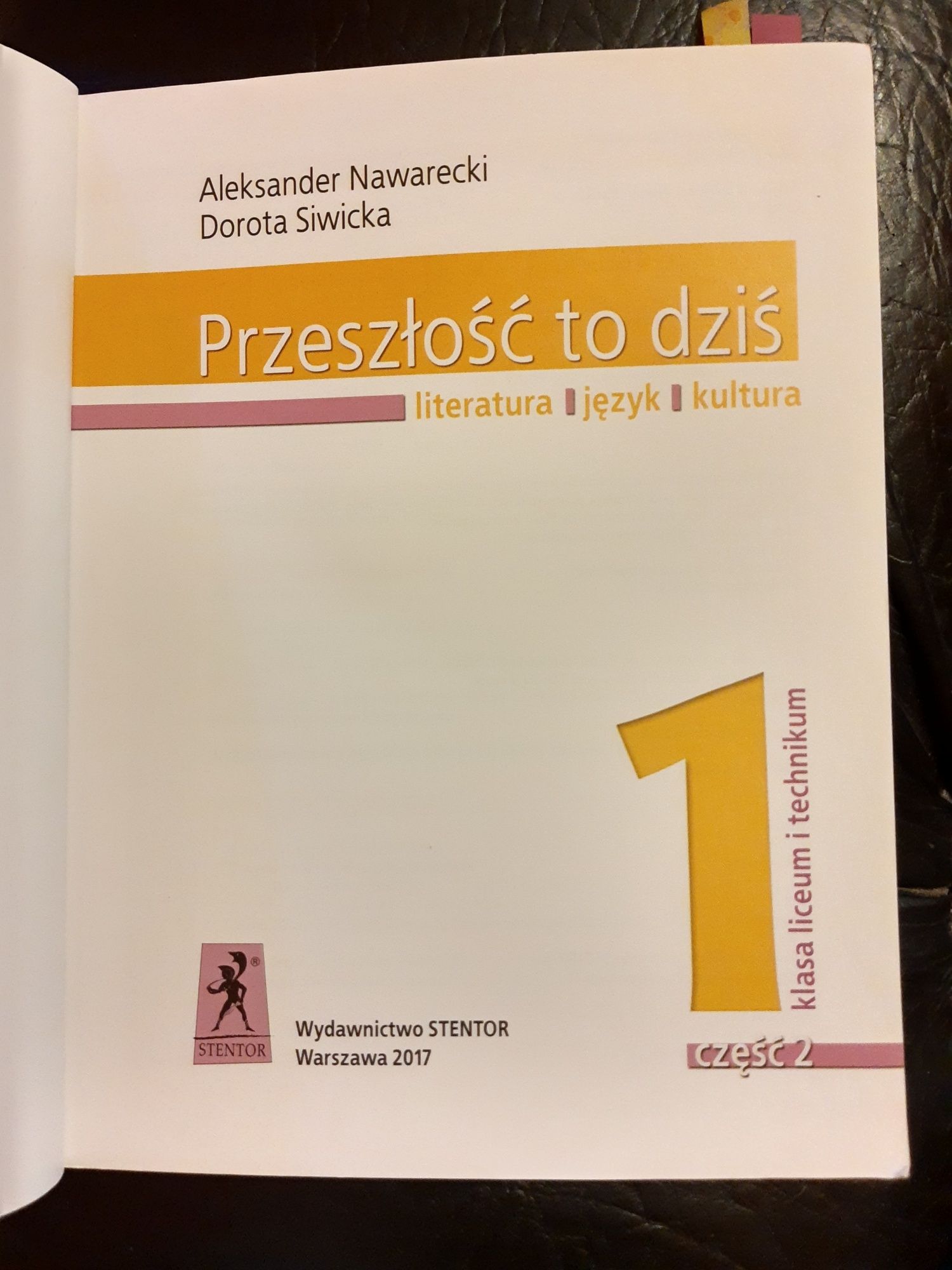 Podręcznik z polskiego, przeszłość to dziś 1 cz.2, liceum/ technikum