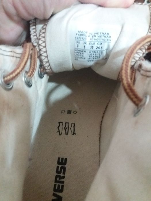 Замшевые демисезонные хайтопы Converse