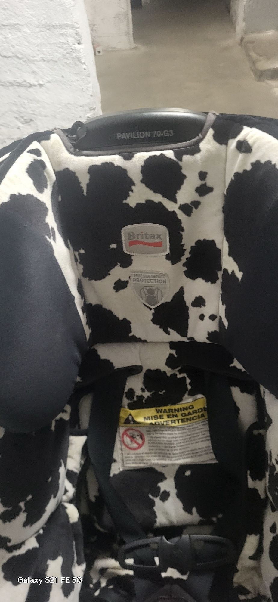 Fotelik samochodowy Britax & Romer Safefix Plus Tt Krowa 9-18Kg