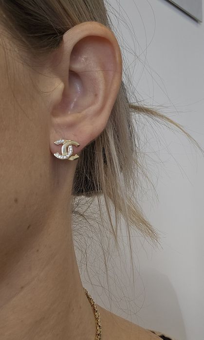Kolczyki złote Coco Chanel pr.585