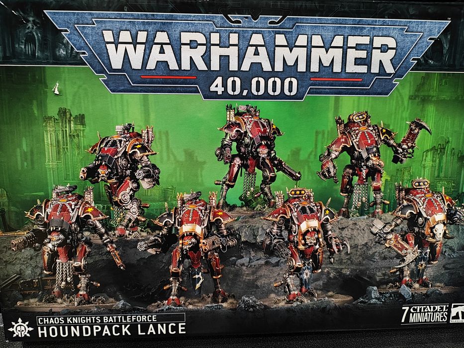 Warhammer 40000 Chaos Knight Battleforce Houndpack Lance